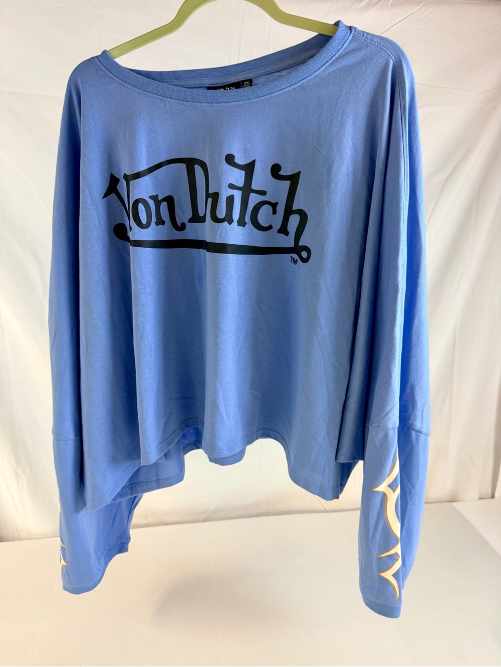Von Dutch Woman’s Edgy Waves Cropped Top 2XL NWT